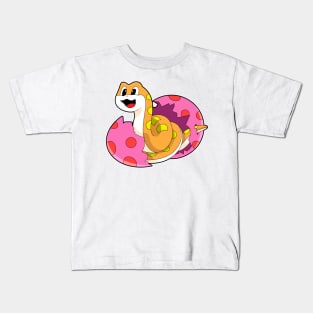 Snake with Egg Kids T-Shirt